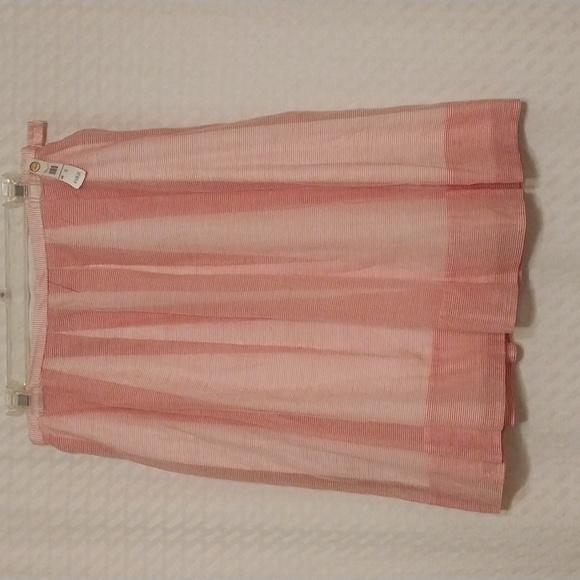 Talbots Dresses & Skirts - NWT Talbots skirt red and white lined size 10 very cute